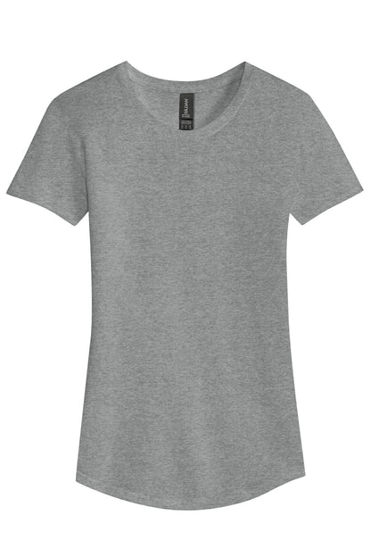 Gildan Ladies Tri-Blend Tee. 6750L