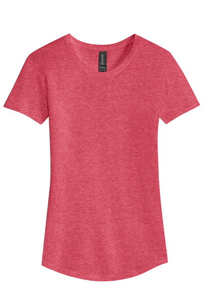 Gildan Ladies Tri-Blend Tee. 6750L