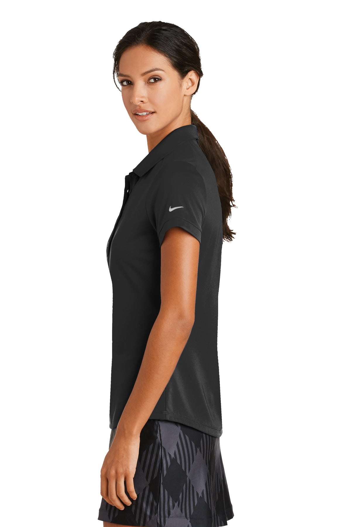 Nike Ladies Dri-FIT Players Modern Fit Polo. 811807