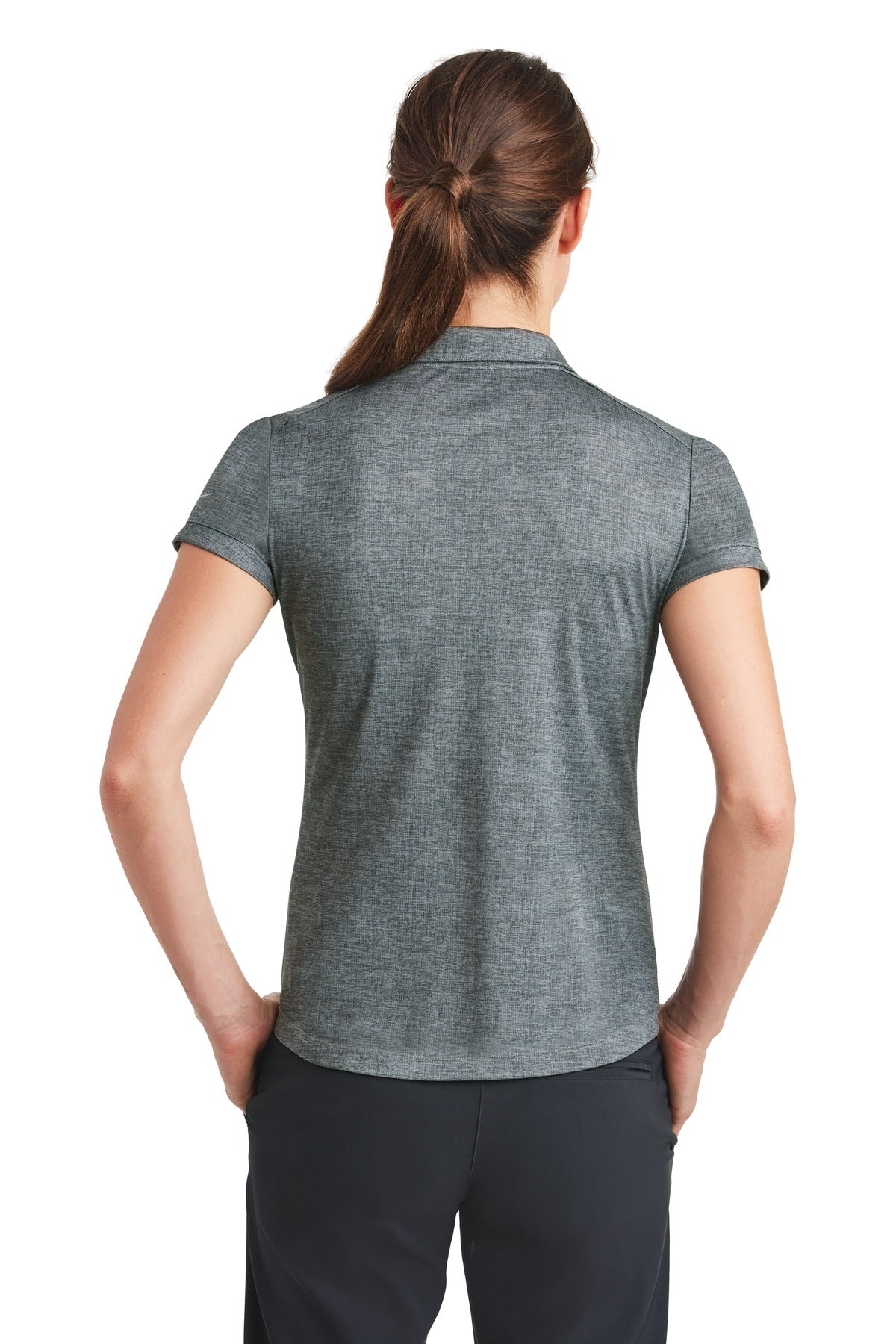 Nike Ladies Dri-FIT Crosshatch Polo. 838961
