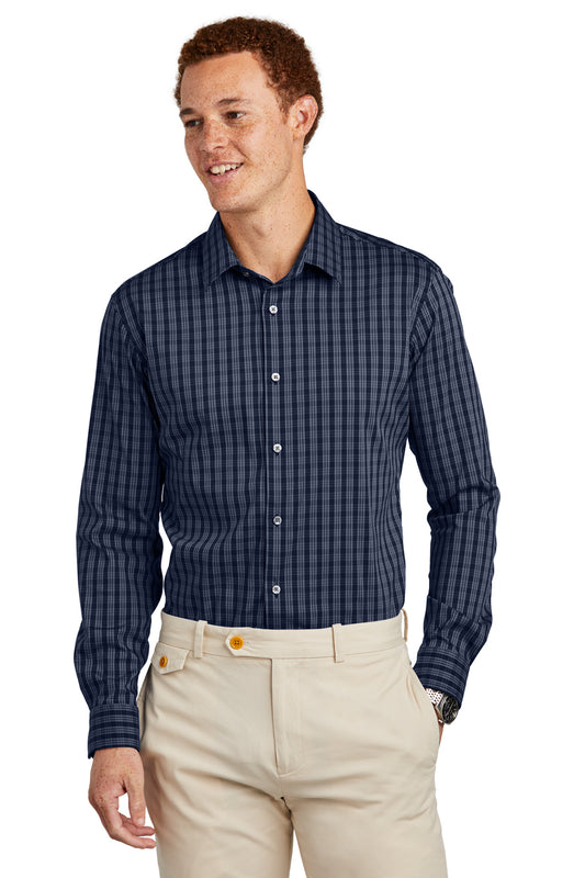 Navy-Blazer/-White-Grid-Check
