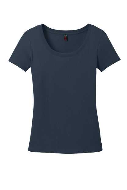 District Women's Perfect Weight Scoop Tee. DM106L
