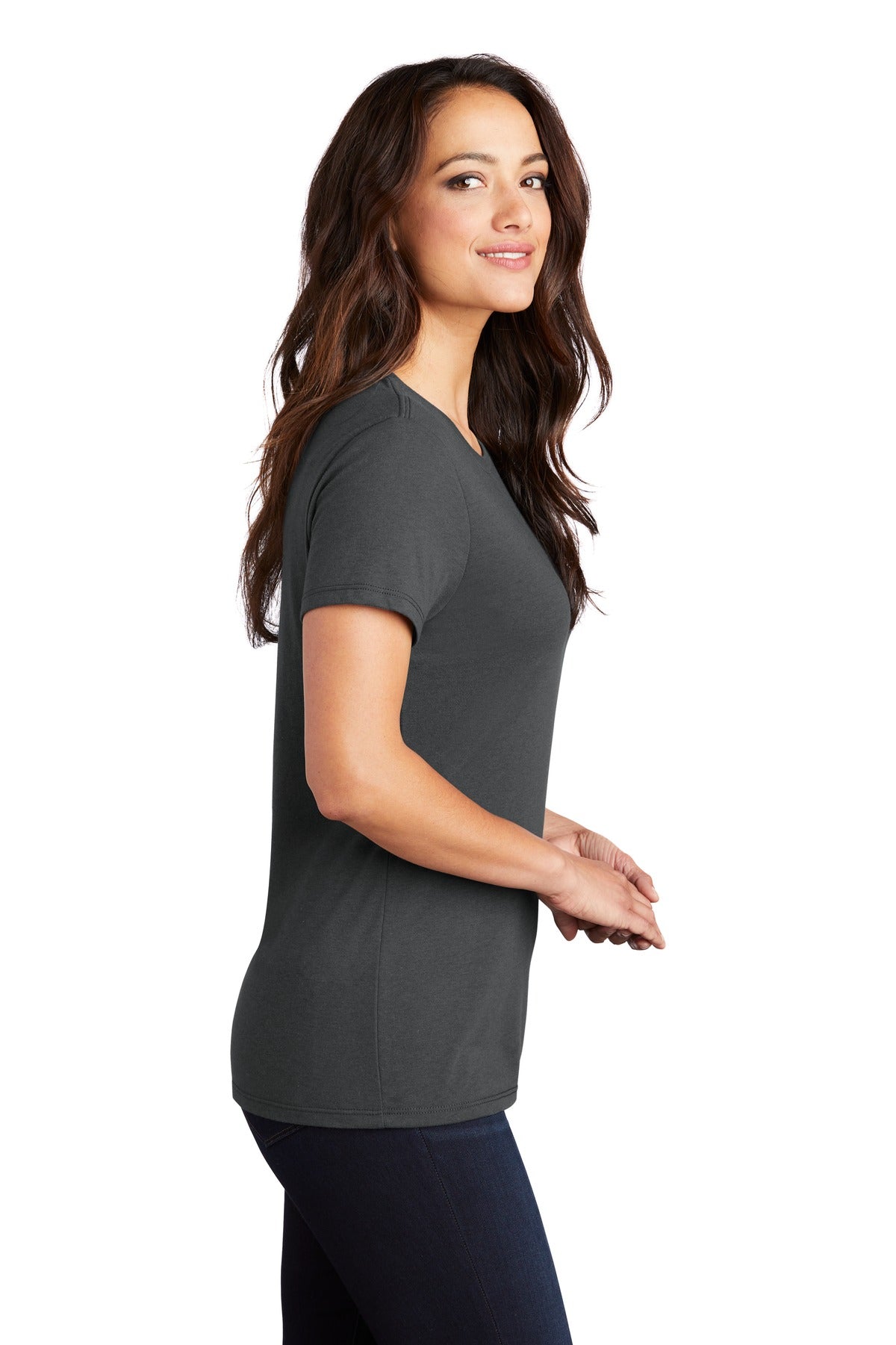 District Women's Perfect Tri Tee. DM130L