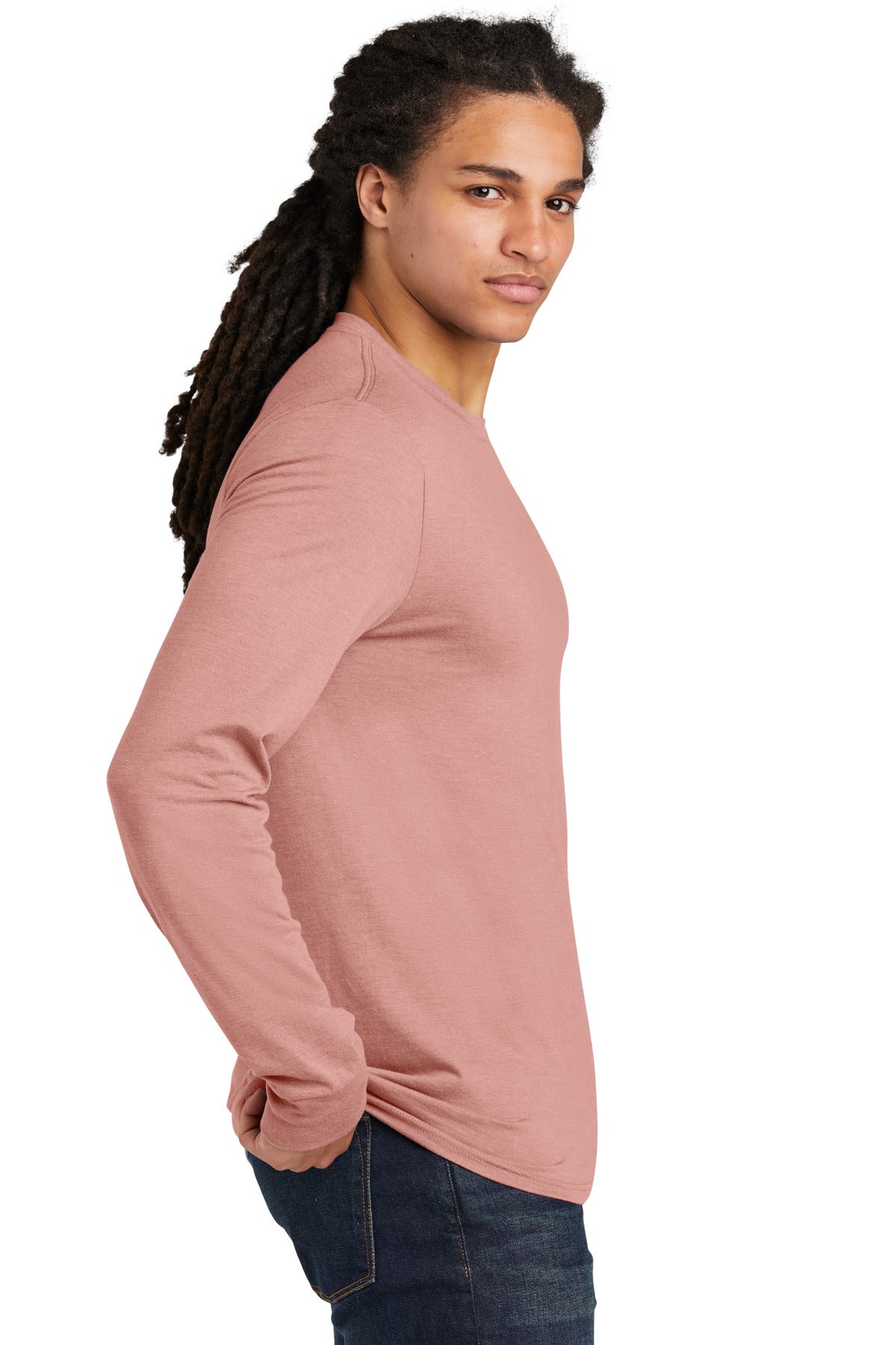 District Perfect Tri Long Sleeve Tee . DM132