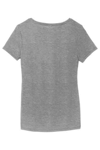 District Women's Perfect Tri V-Neck Tee. DM1350L