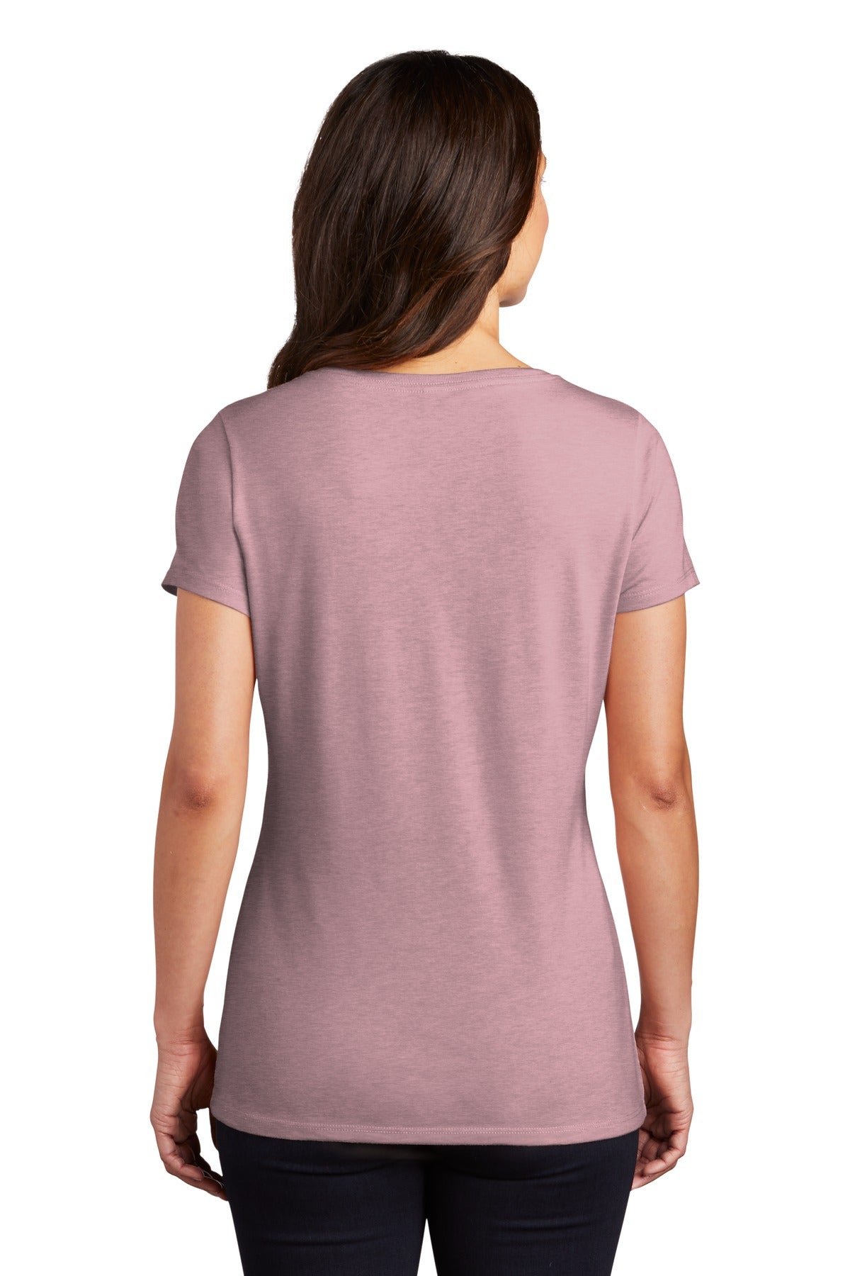 District Women's Perfect Tri V-Neck Tee. DM1350L