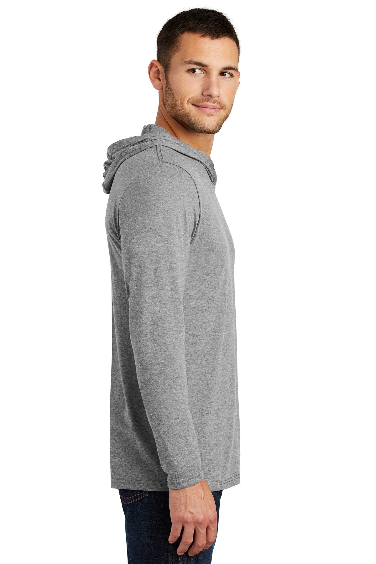District Perfect Tri Long Sleeve Hoodie. DM139