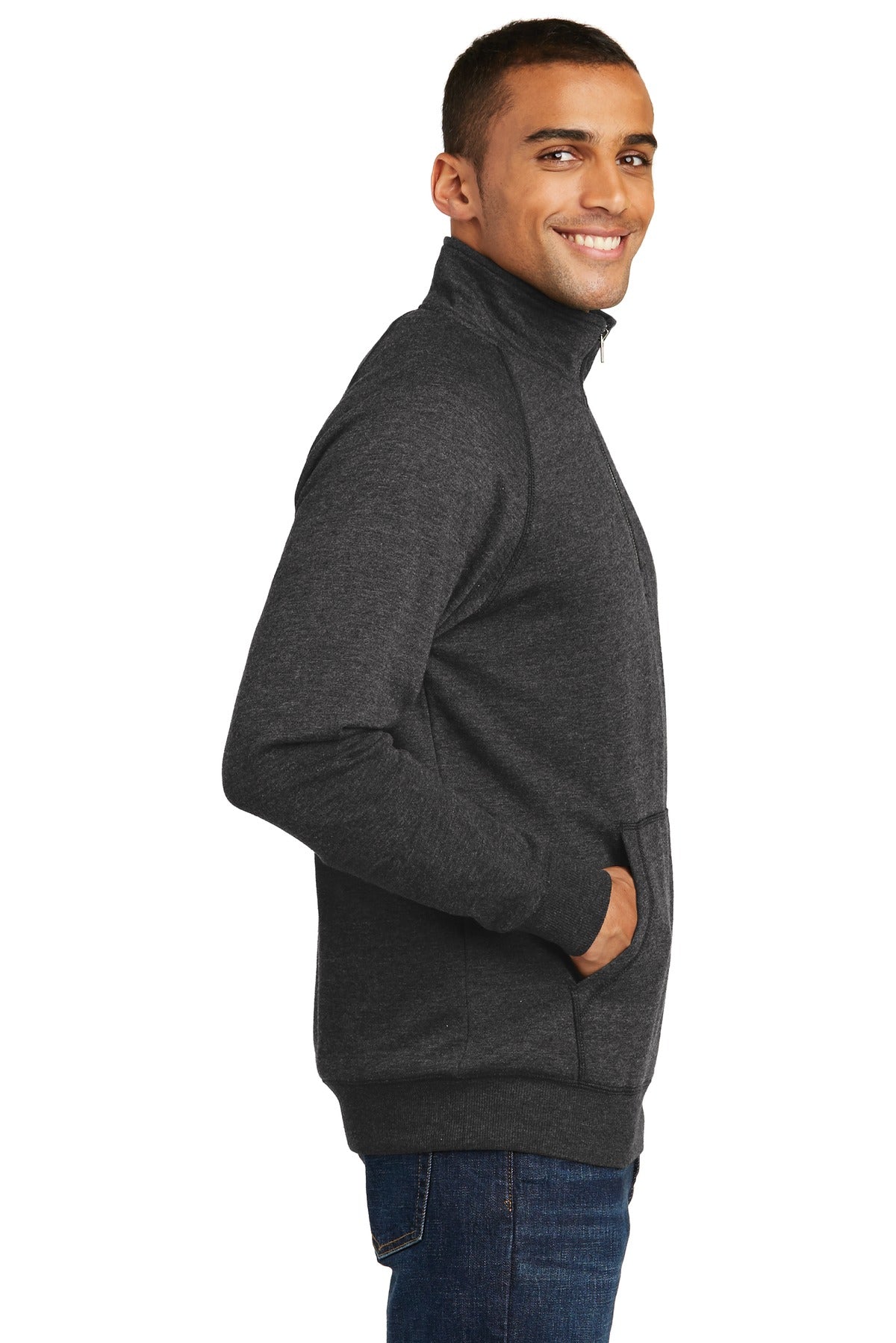 District Lightweight Fleece 1/4-Zip. DM392