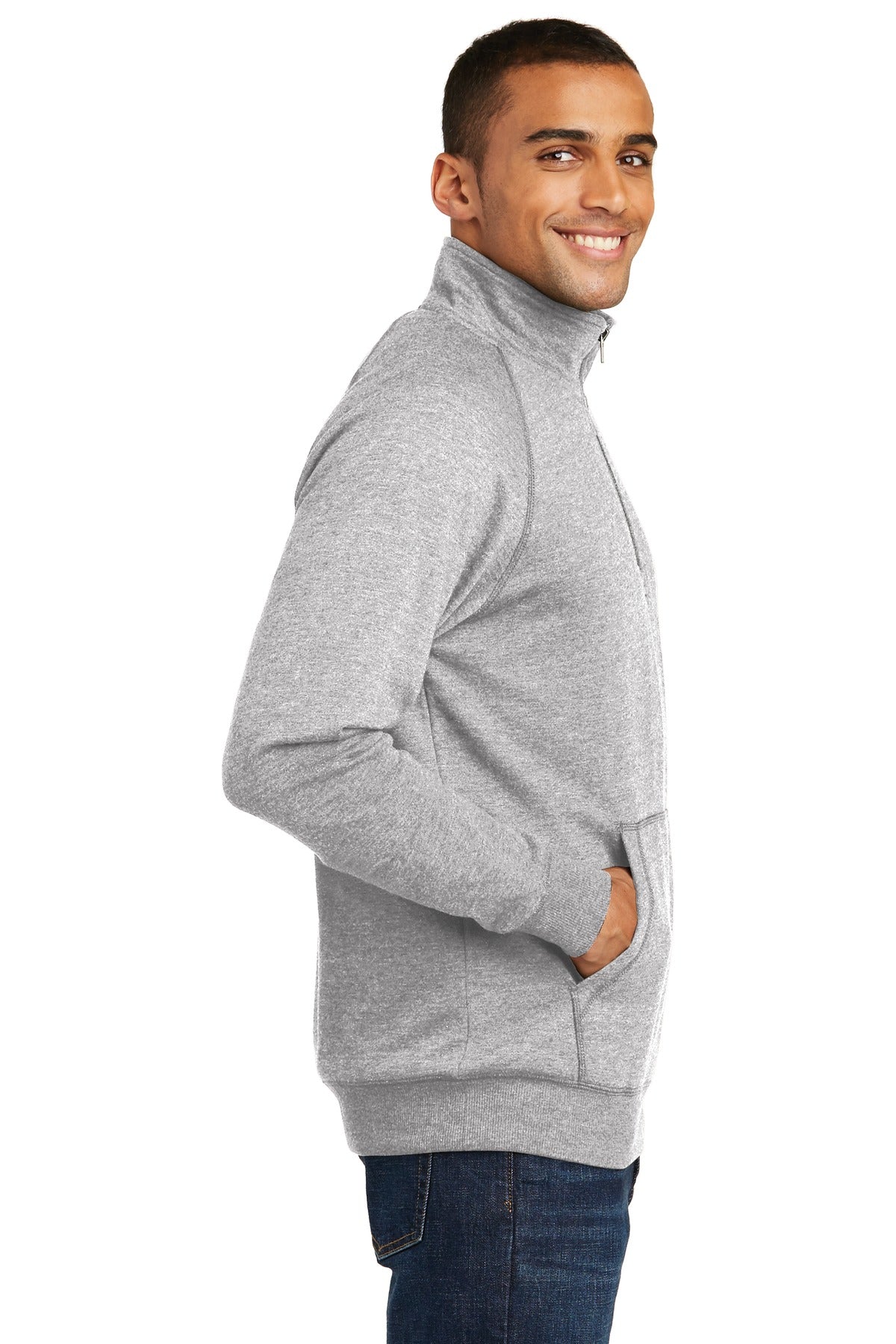 District Lightweight Fleece 1/4-Zip. DM392
