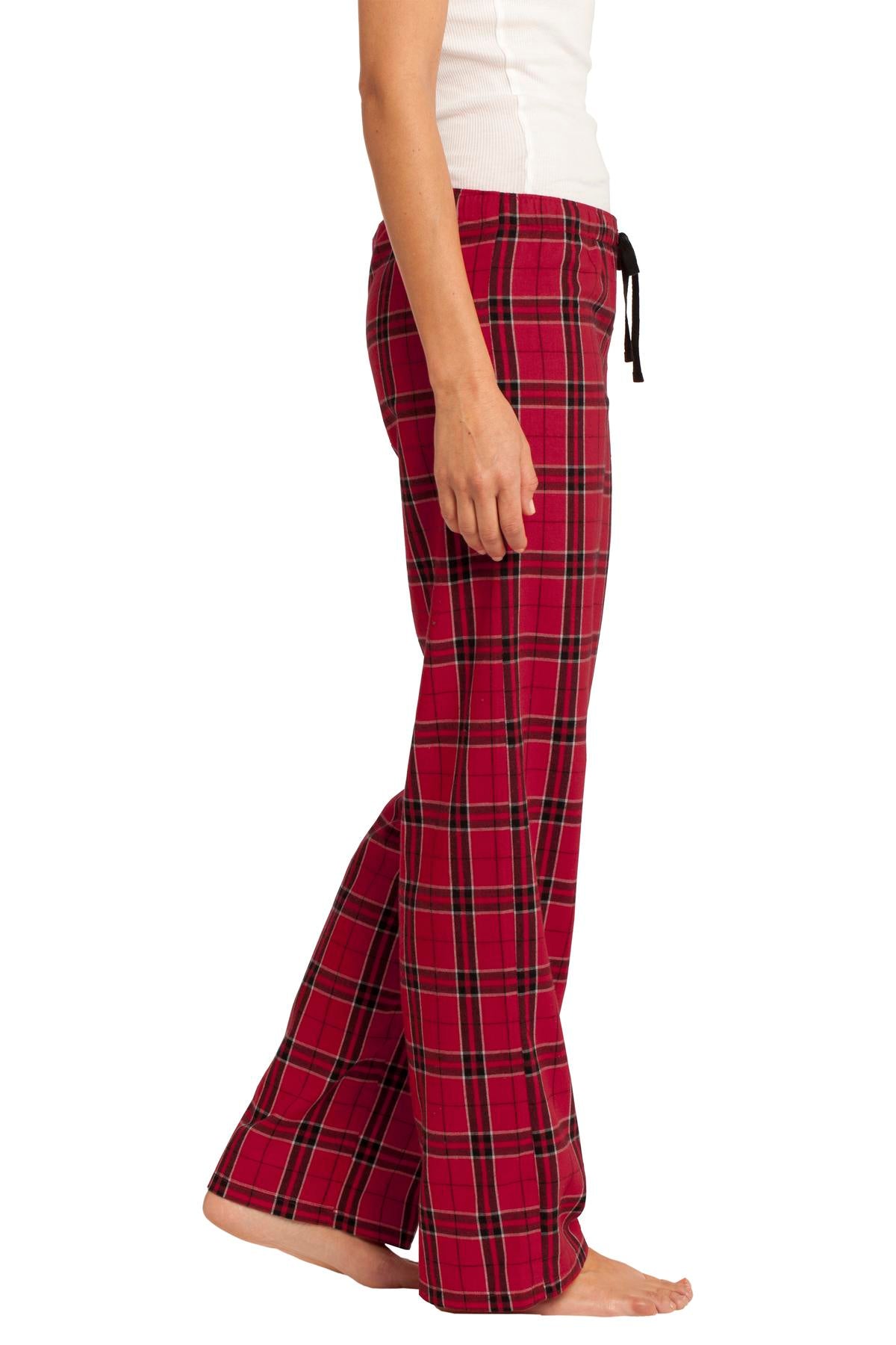 District Women's Flannel Plaid Pant. DT2800