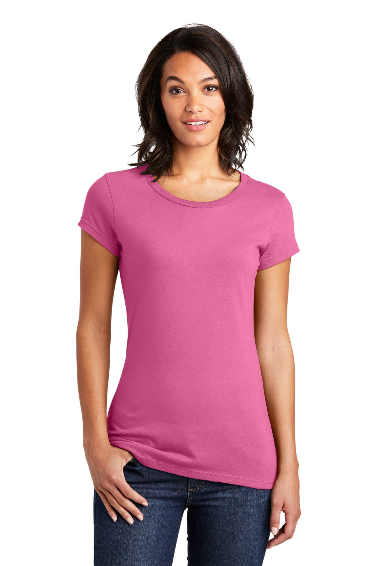 District Women's Fitted Very Important Tee . DT6001