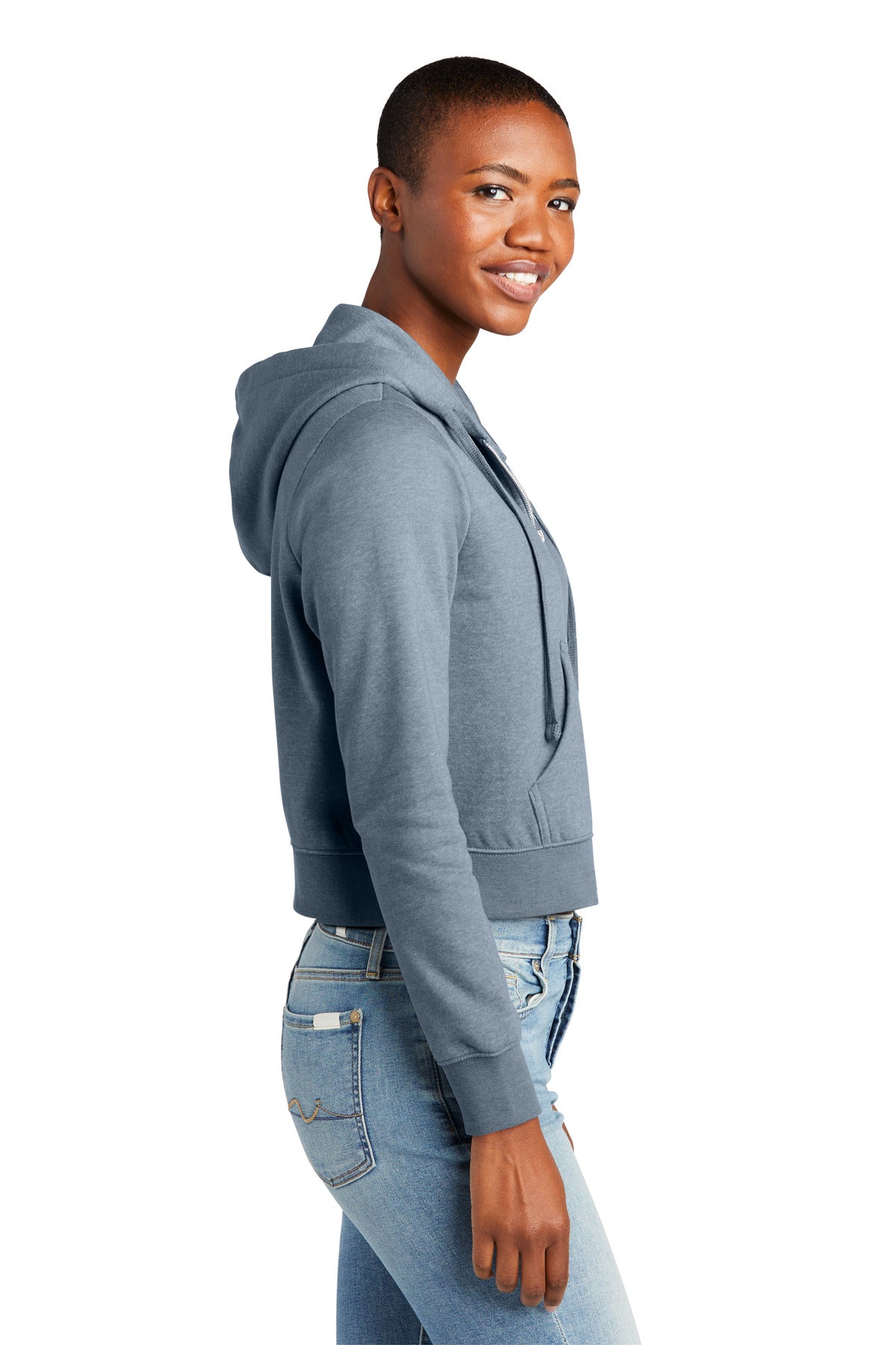 District Women's V.I.T. Fleece Full-Zip Hoodie