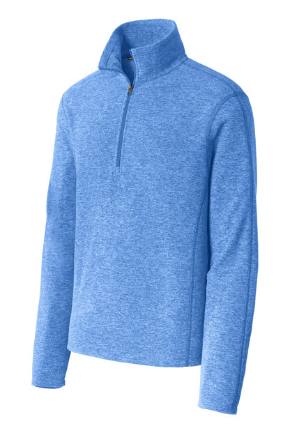 Port Authority Heather Microfleece 1/2-Zip Pullover. F234