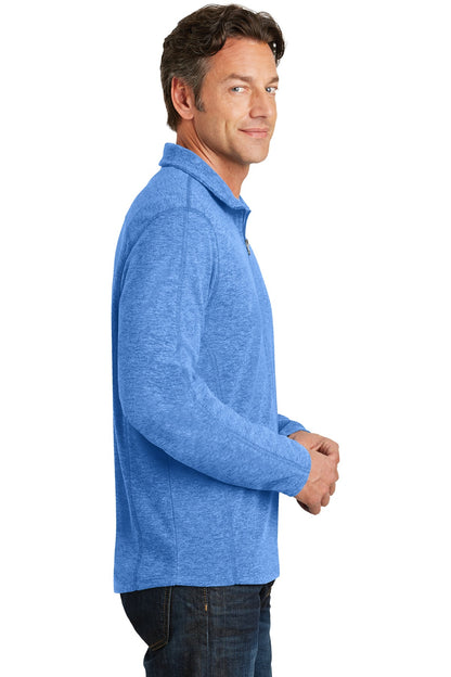 Port Authority Heather Microfleece 1/2-Zip Pullover. F234