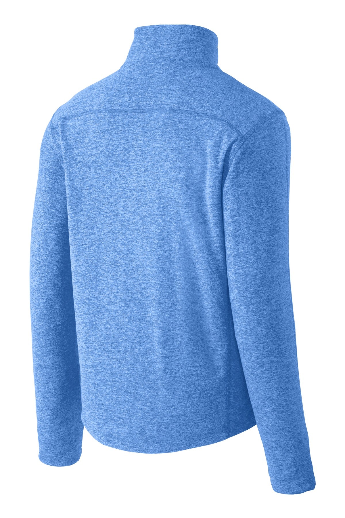 Port Authority Heather Microfleece Full-Zip Jacket. F235