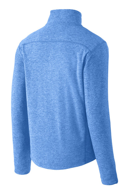Port Authority Heather Microfleece Full-Zip Jacket. F235