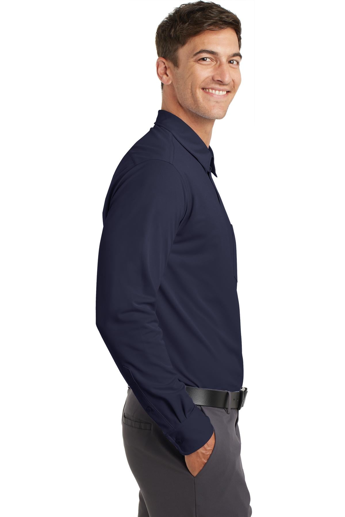 Port Authority Dimension Knit Dress Shirt. K570