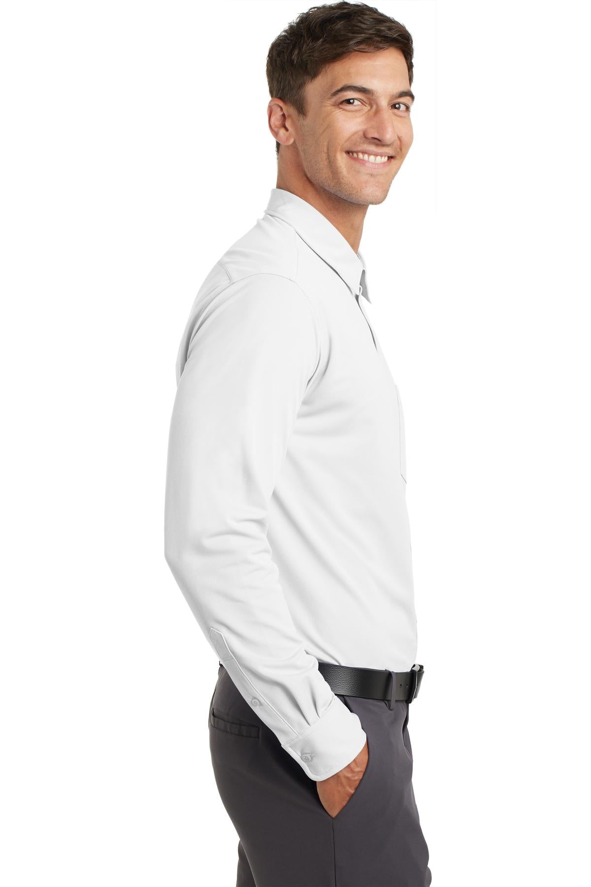 Port Authority Dimension Knit Dress Shirt. K570