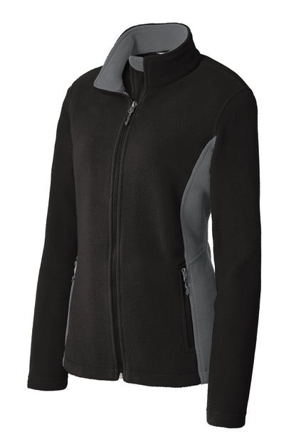 Port Authority Ladies Colorblock Value Fleece Jacket. L216