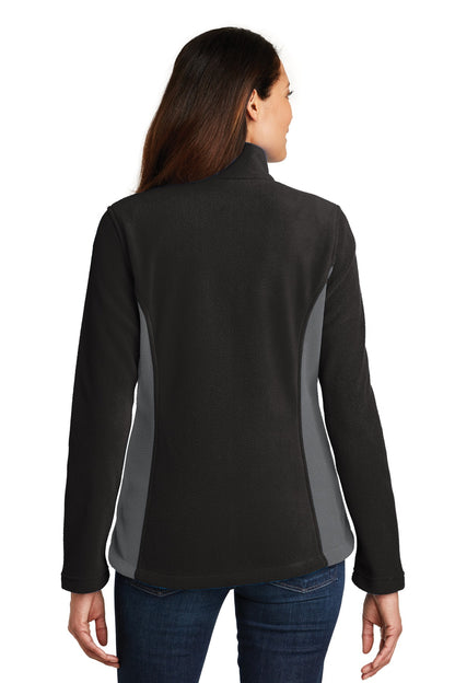 Port Authority Ladies Colorblock Value Fleece Jacket. L216
