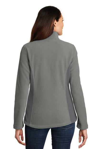 Port Authority Ladies Colorblock Value Fleece Jacket. L216