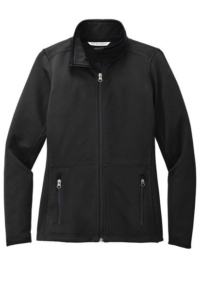 Port Authority Ladies Pique Fleece Jacket. L222
