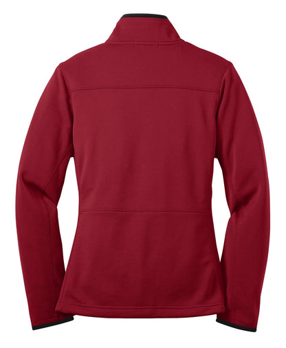 Port Authority Ladies Pique Fleece Jacket. L222