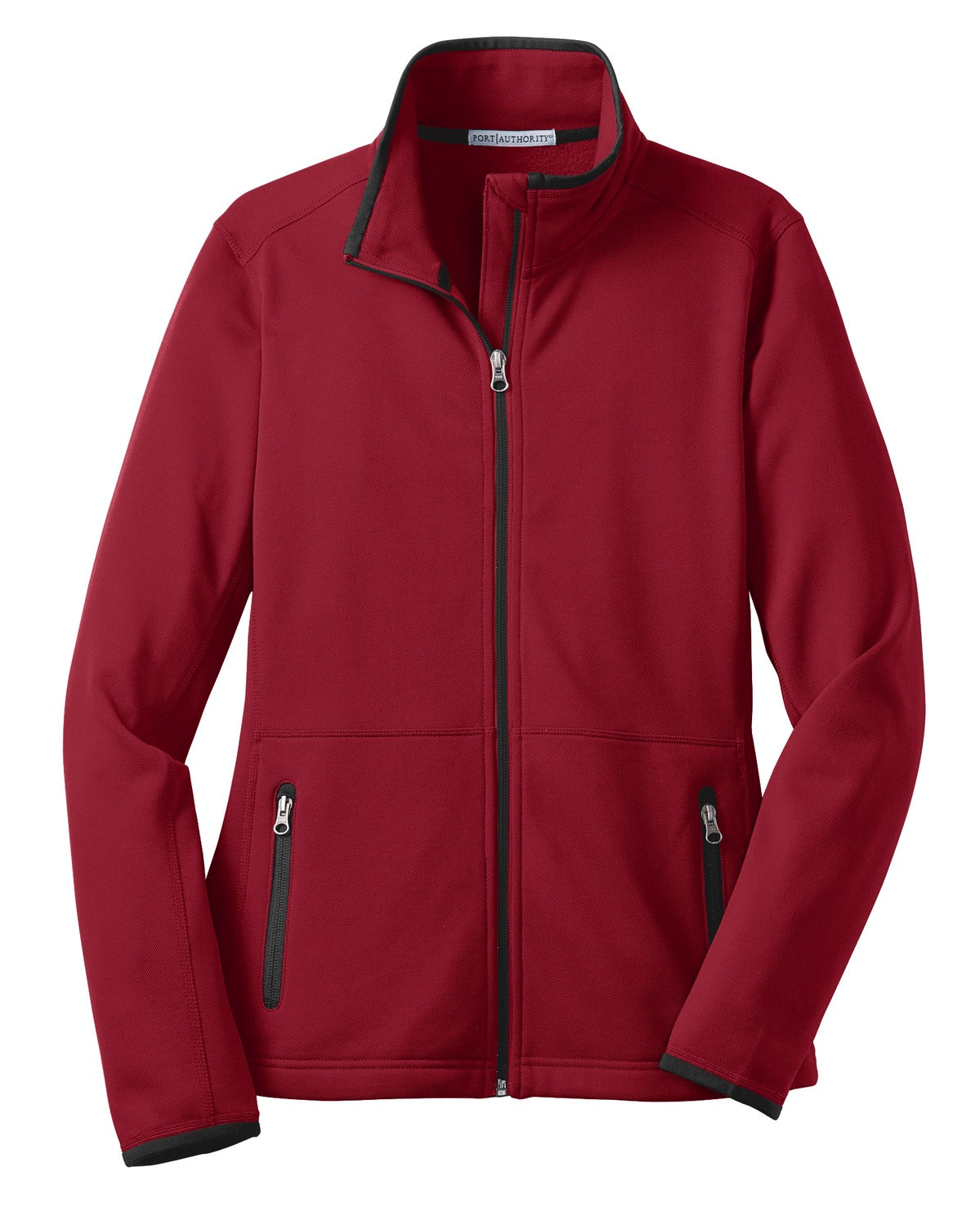 Port Authority Ladies Pique Fleece Jacket. L222