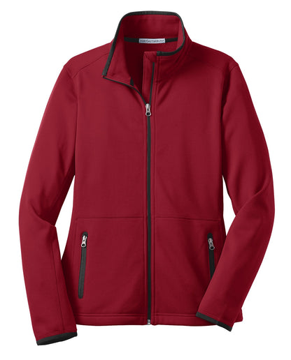 Port Authority Ladies Pique Fleece Jacket. L222