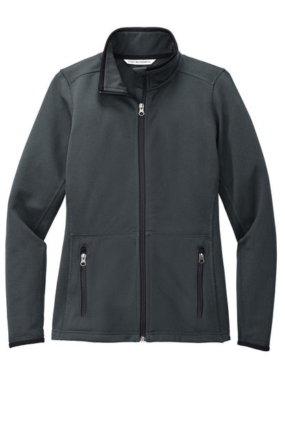 Port Authority Ladies Pique Fleece Jacket. L222