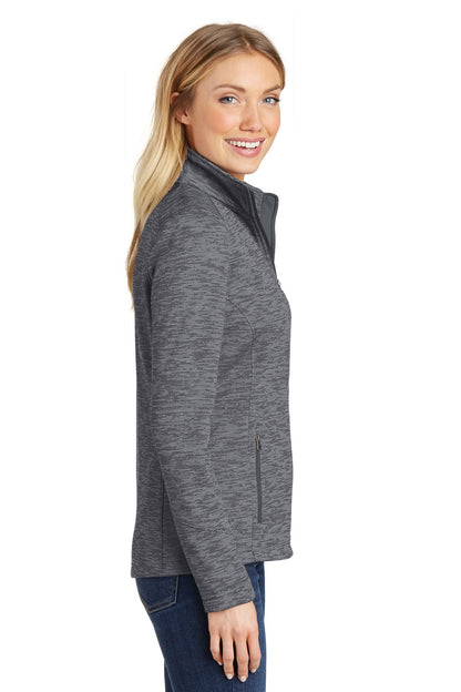 Port Authority Ladies Digi Stripe Fleece Jacket. L231