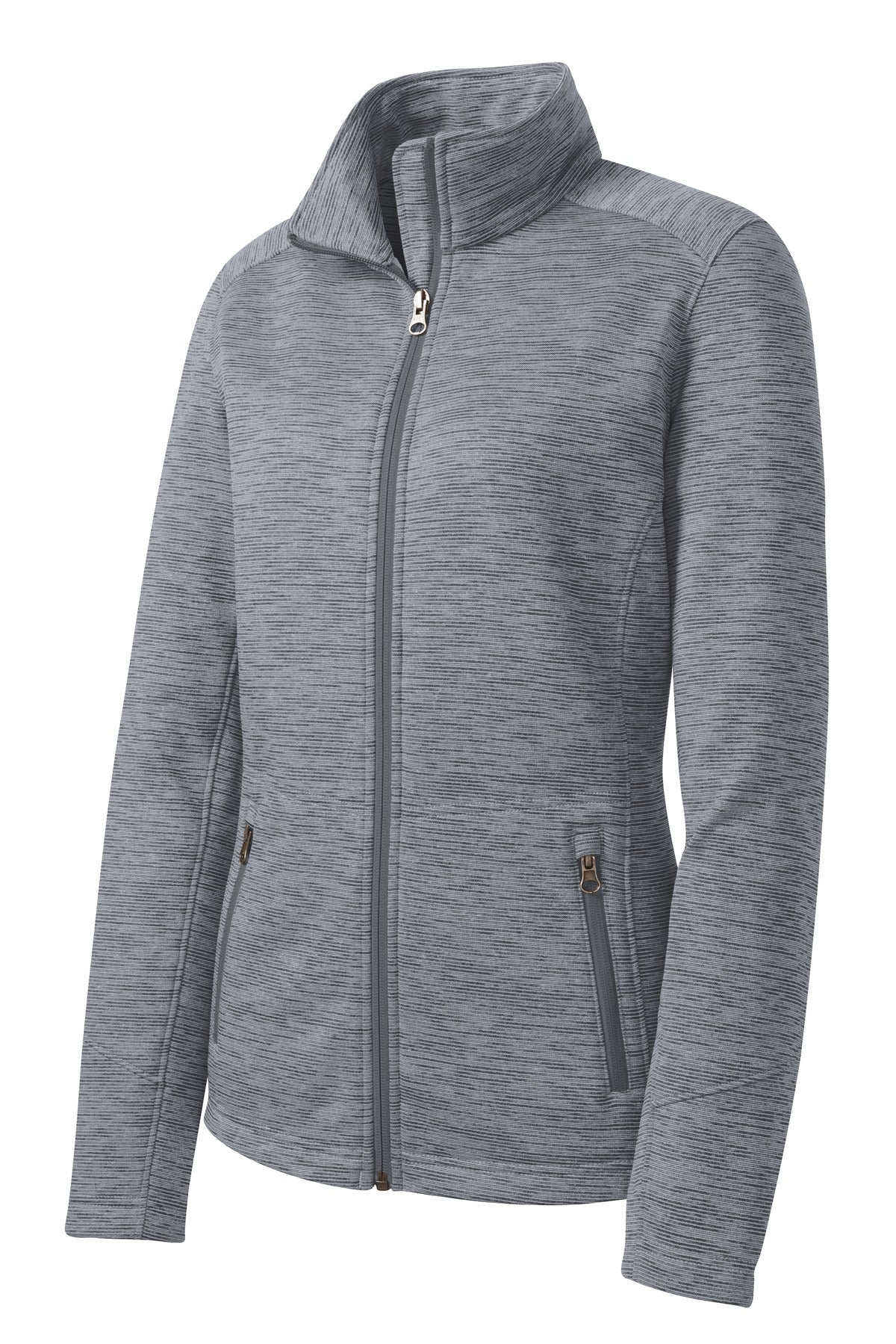 Port Authority Ladies Digi Stripe Fleece Jacket. L231