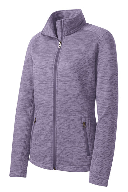 Port Authority Ladies Digi Stripe Fleece Jacket. L231