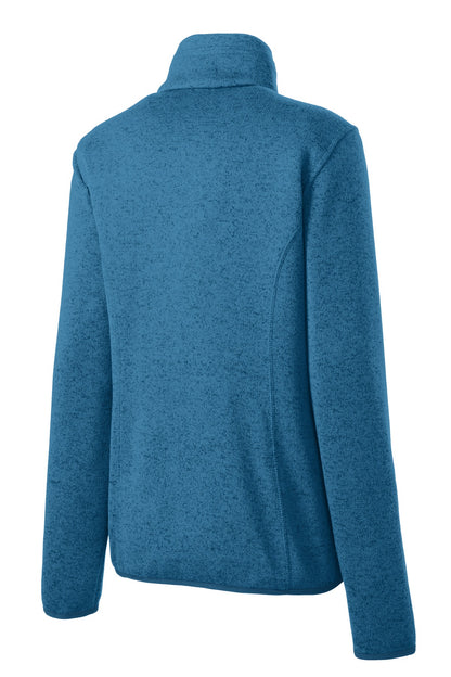 Port Authority Ladies Sweater Fleece Jacket. L232