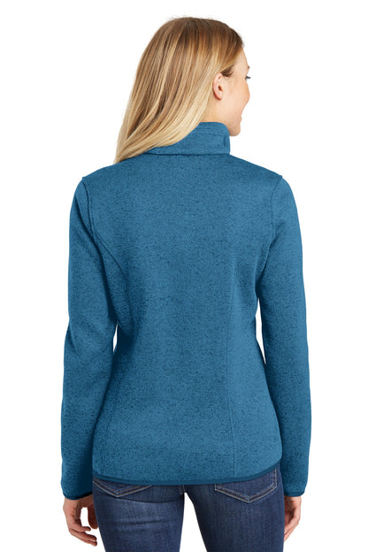 Port Authority Ladies Sweater Fleece Jacket. L232