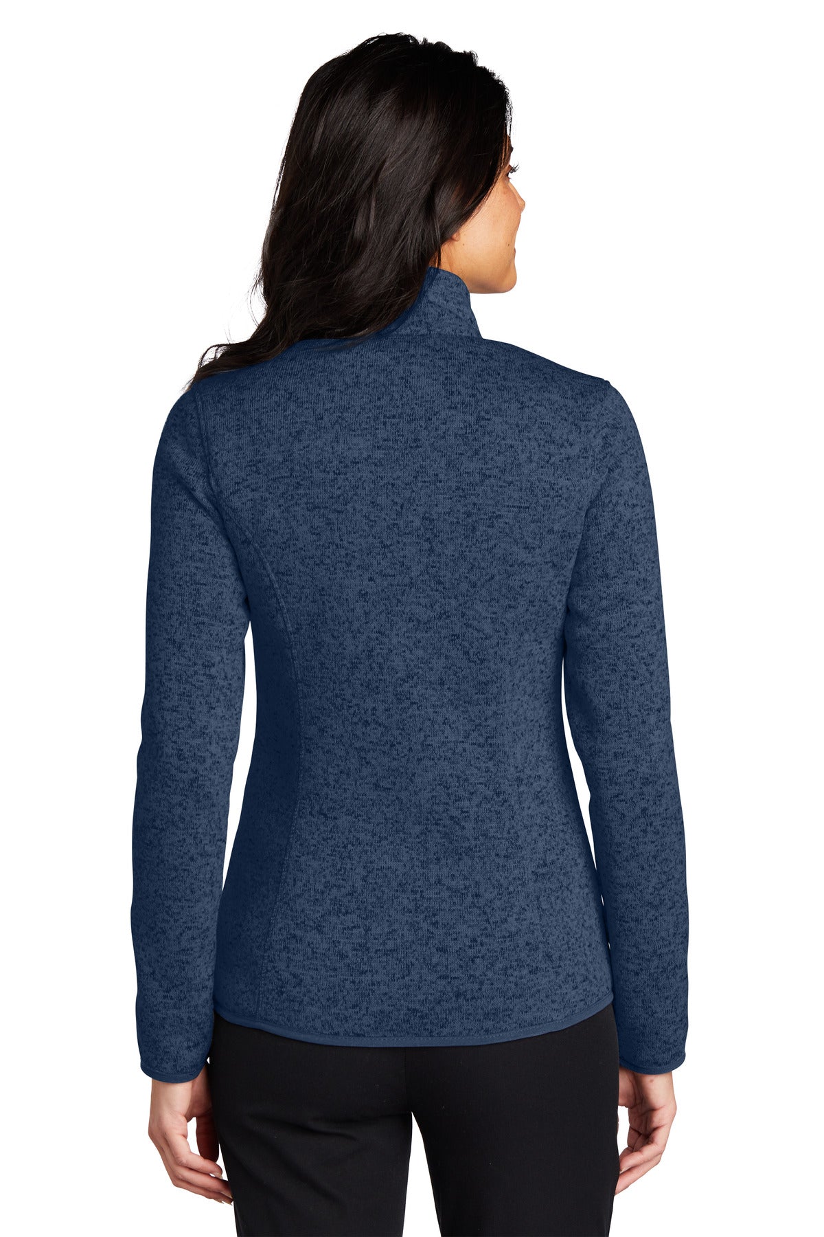Port Authority Ladies Sweater Fleece Jacket. L232