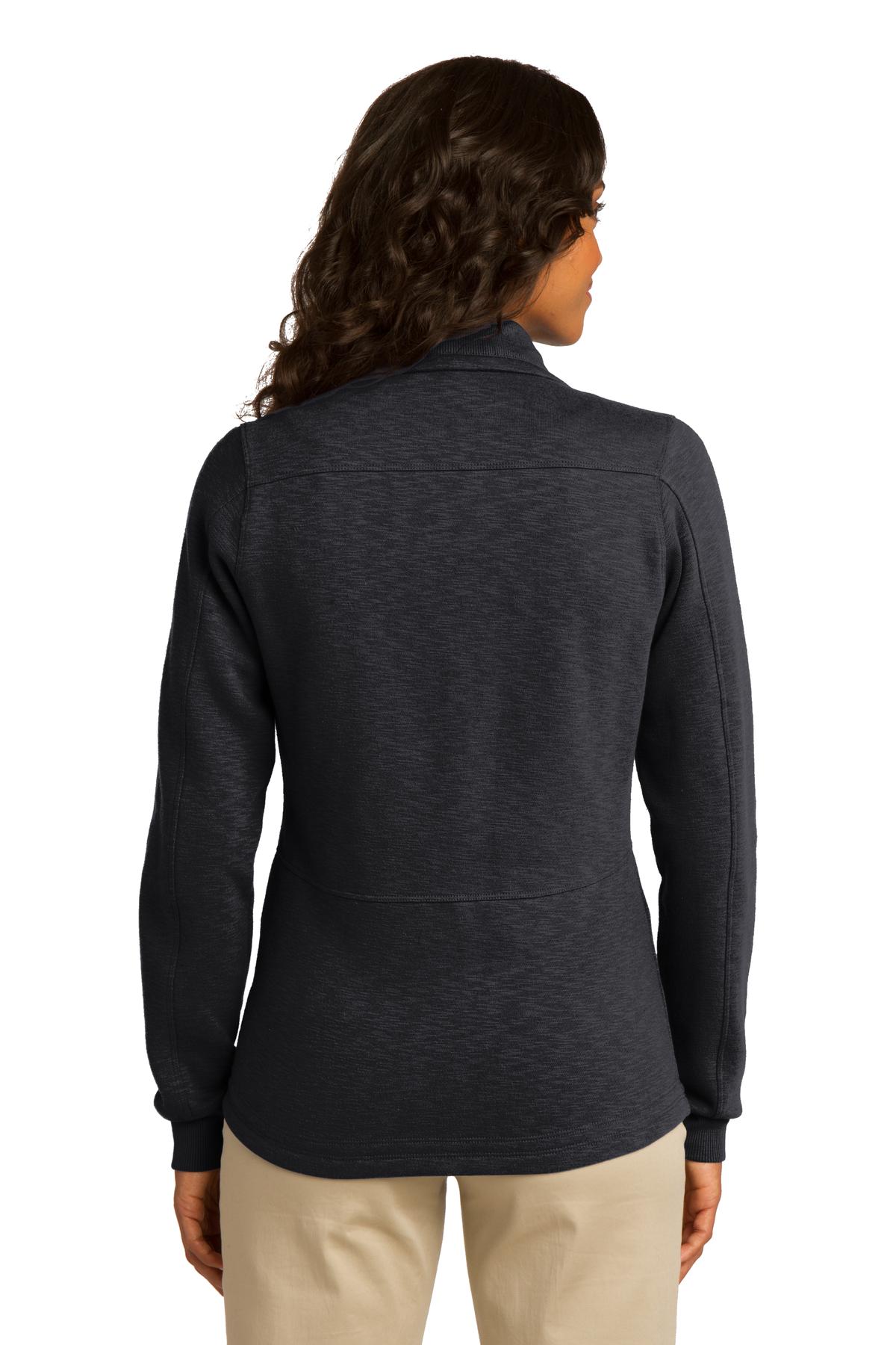 Port Authority Ladies Slub Fleece Full-Zip Jacket. L293