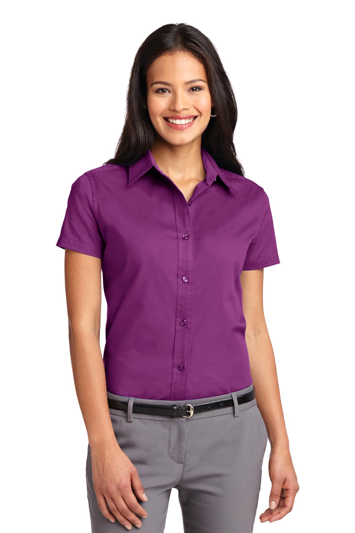 Port Authority Ladies Short Sleeve Easy Care Shirt. L508