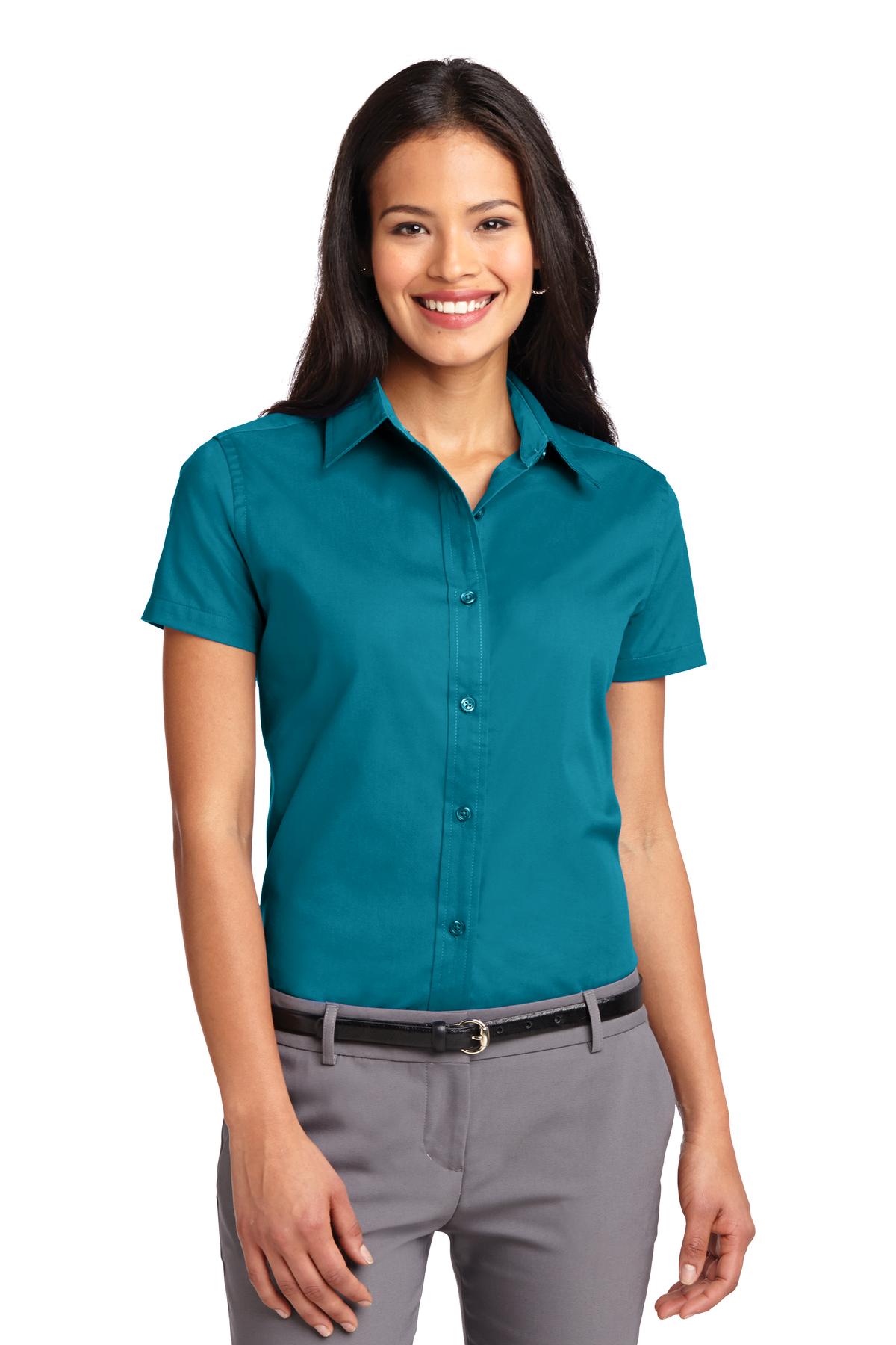 Port Authority Ladies Short Sleeve Easy Care Shirt. L508