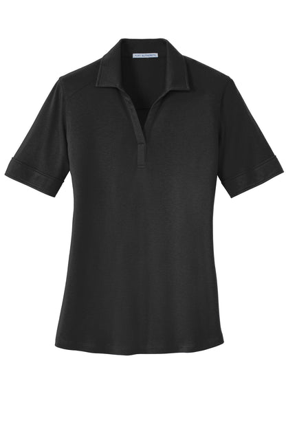 Port Authority Ladies Silk Touch Interlock Performance Polo. L5200