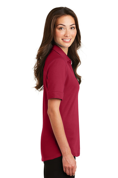Port Authority Ladies Silk Touch Interlock Performance Polo. L5200