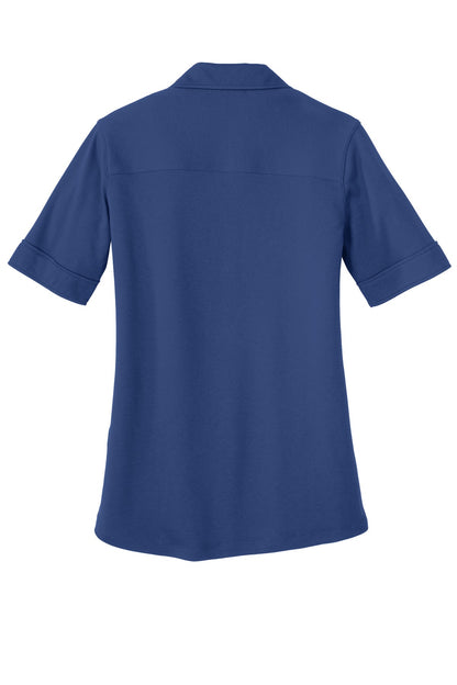 Port Authority Ladies Silk Touch Interlock Performance Polo. L5200