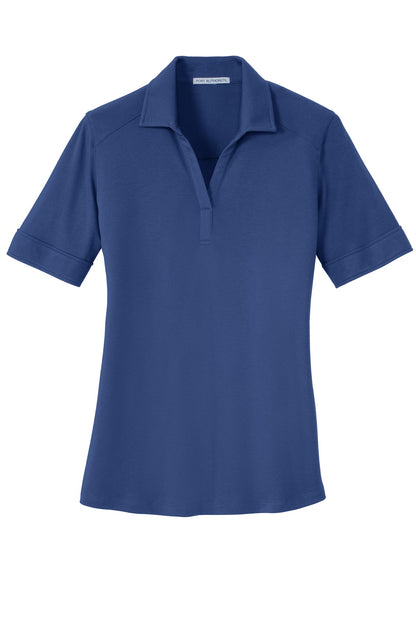 Port Authority Ladies Silk Touch Interlock Performance Polo. L5200