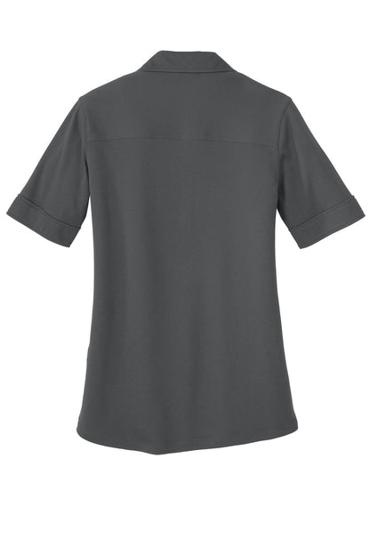 Port Authority Ladies Silk Touch Interlock Performance Polo. L5200