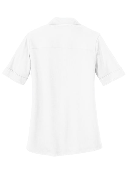 Port Authority Ladies Silk Touch Interlock Performance Polo. L5200