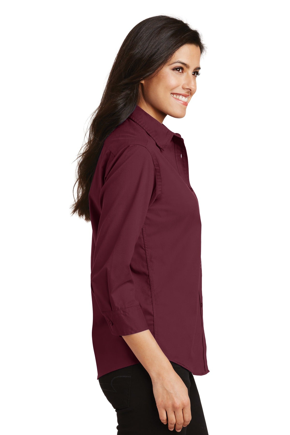 Port Authority Ladies 3/4-Sleeve Easy Care Shirt. L612