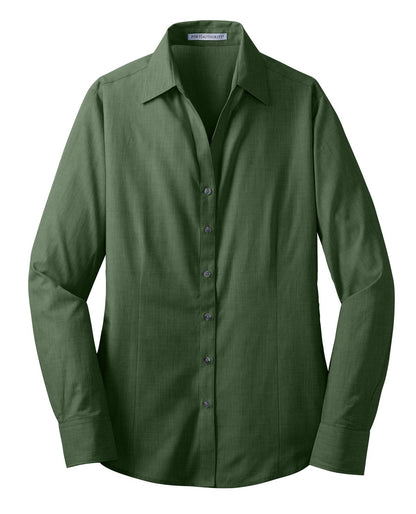 Port Authority Ladies Crosshatch Easy Care Shirt. L640