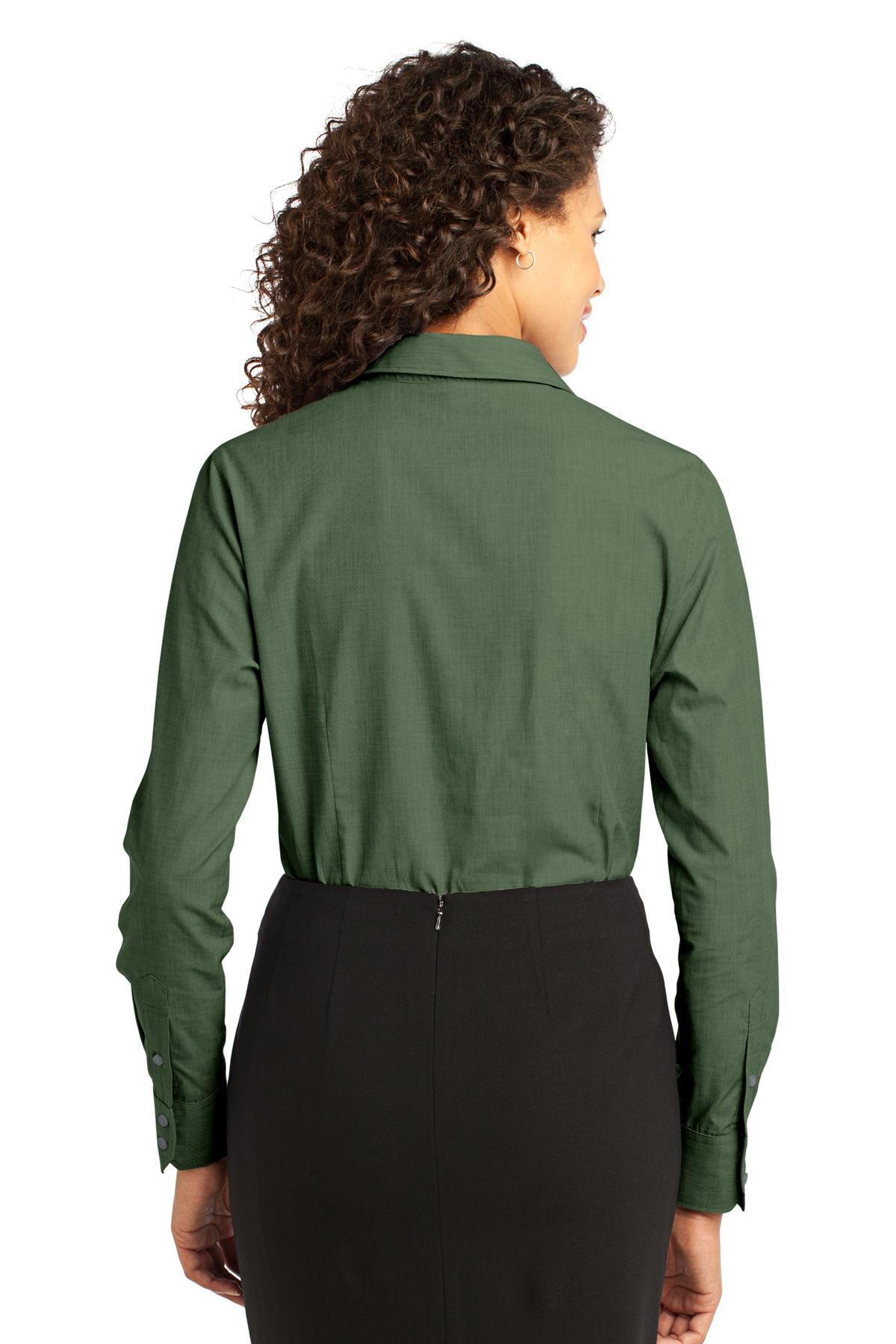 Port Authority Ladies Crosshatch Easy Care Shirt. L640