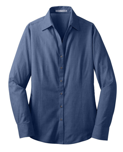 Port Authority Ladies Crosshatch Easy Care Shirt. L640