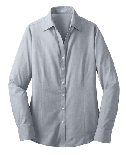 Port Authority Ladies Crosshatch Easy Care Shirt. L640